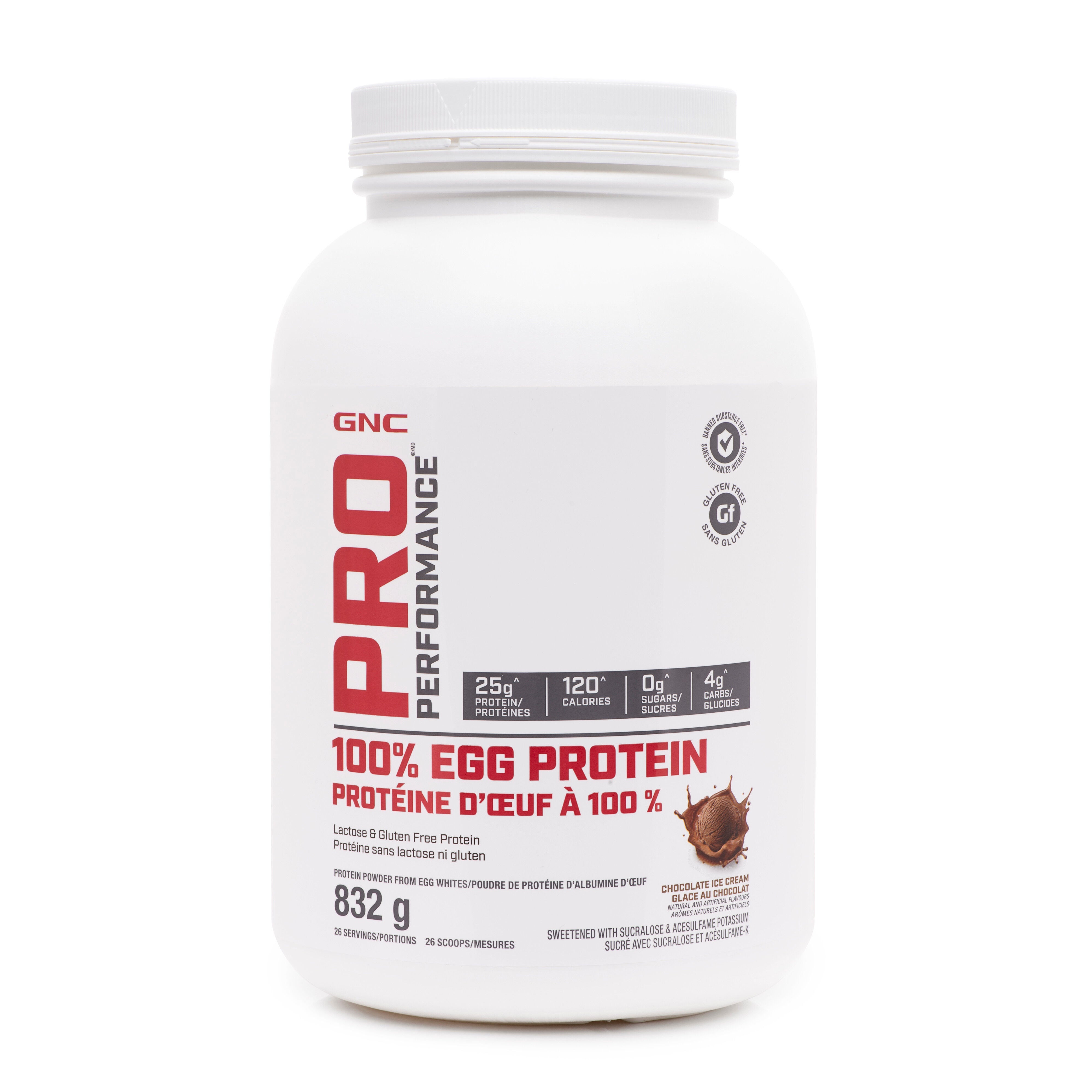 100% Egg Protein - Chocolate Ice Cream Chocolate Ice Cream | GNC